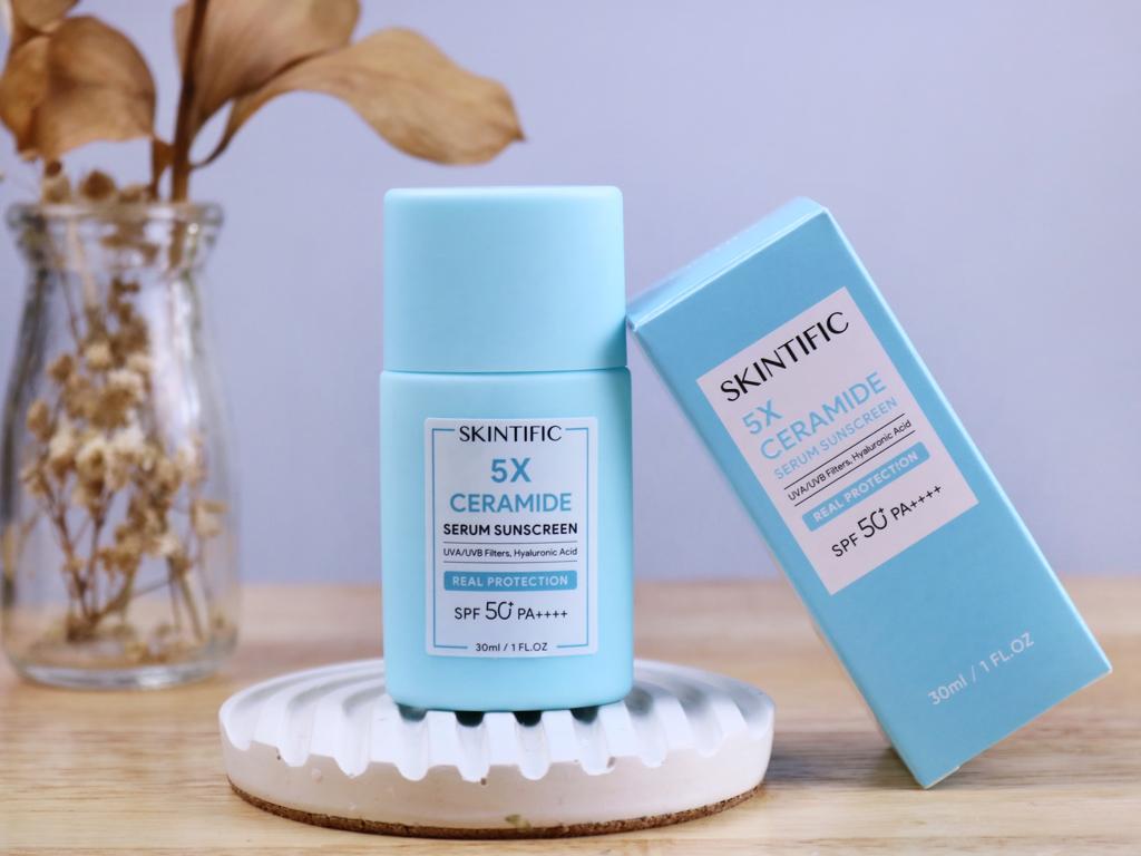 Review â€“ Skintific 5x Ceramide Serum Sunscreen SPF 50+ PA++++ for Dry